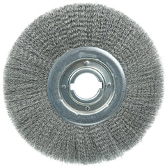 WEILER Weiler 06180 Wheel Brush 12 in Crimped Carbon Steel 3600 Rpm