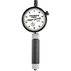 STARRETT Starrett 63684 Internal Chamfer Gage 0 to 3/8 in 3-blade