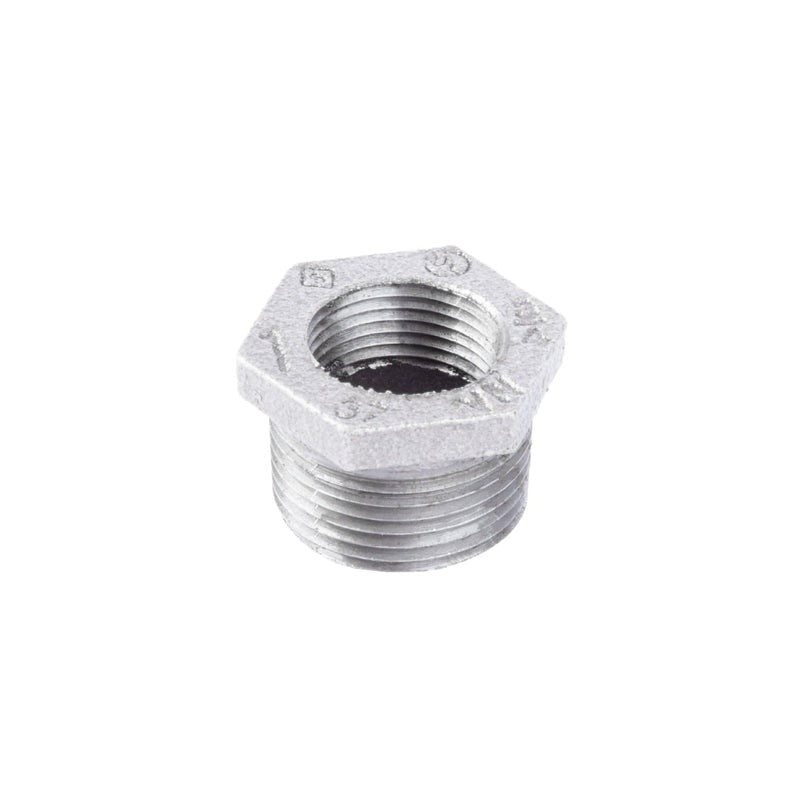 CODA RESOURCES Coda Resources 506309 Galvanized Iron Bushing 1 in X 3/4 in