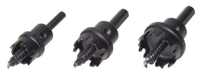 GREENLEE Greenlee 635 5-Piece Carbide-Tipped Hole Cutter Set, 7/8 - 1-3/8