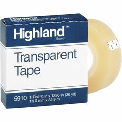 3M 3M MMM5910K12 Highland transparent light-duty tape 27.78 yd x 0.75 in 12 pack
