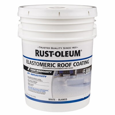 RUST-OLEUM Rust-oleum 301994 Elastomeric Roof Coating 7 Year 5 Gal
