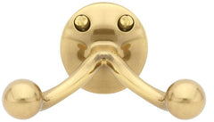EMTEK Emtek 2607US7 Double Hook Oval Foot French Antique Brass
