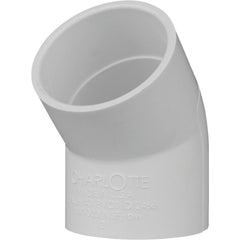 CHARLOTTE PIPE Charlotte Pipe PVC 02309 1600HA 2 In. Slip x Slip Schedule 40 45 Deg. PVC Elbow (1/8 Bend)