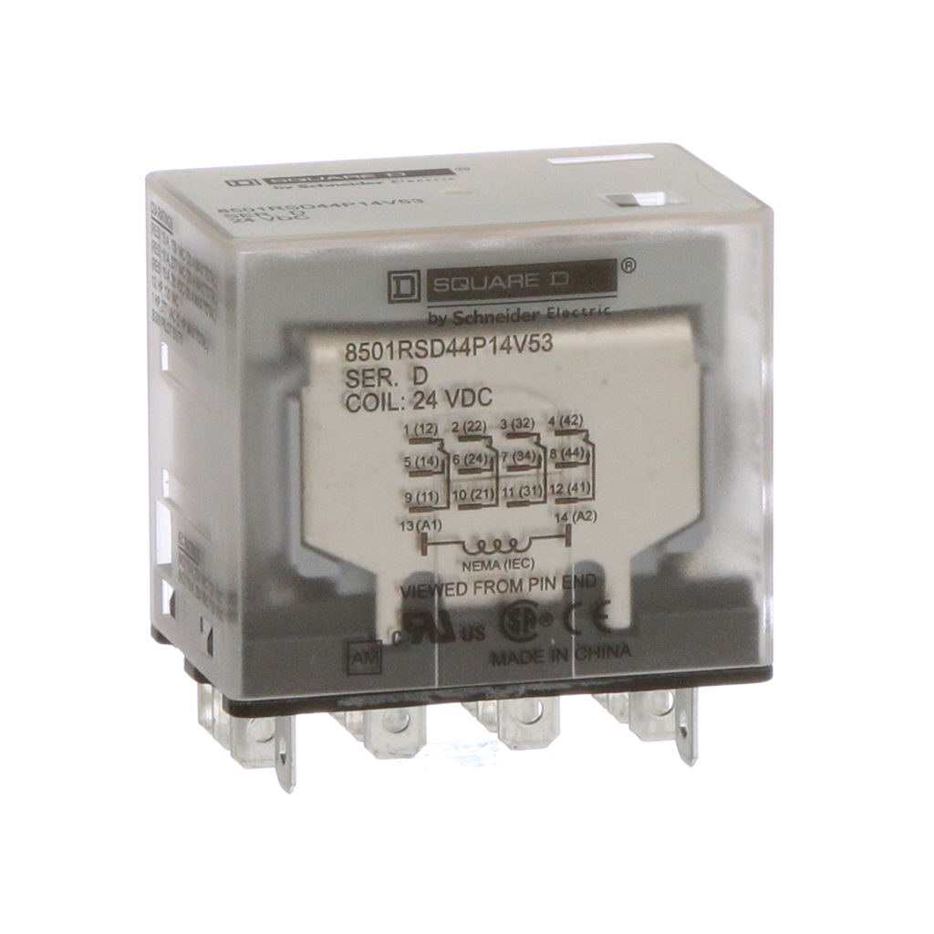 SCHNEIDER ELECTRIC 8501RSD44P14V53 RELAYS & SWITCHES