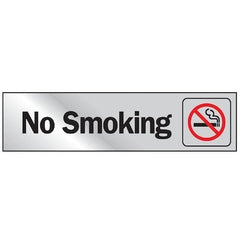 HY-KO Hy-Ko 472 Graphic Sign No Smoking (2 in H x 8 in W)