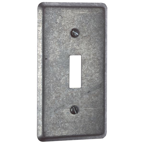 ABB ABB 58-C-30 Steel-City 58C30 Steel Utility Device Cover, 4 x 2-1/8, 1/4 Raised, Toggle Switch