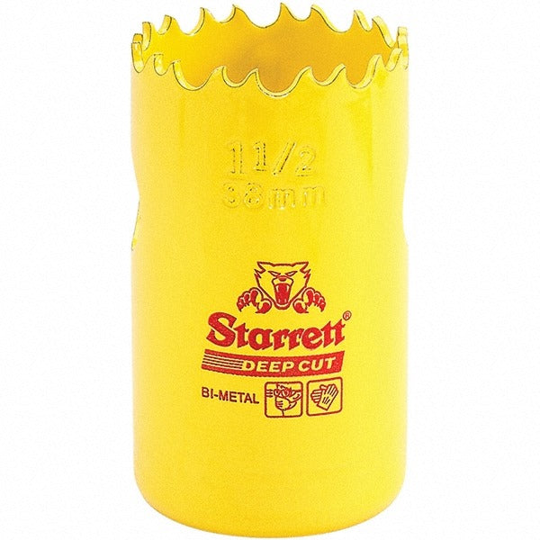 STARRETT Starrett 00430 Hole Saw 1-1/2 in 2 in Depth Hss