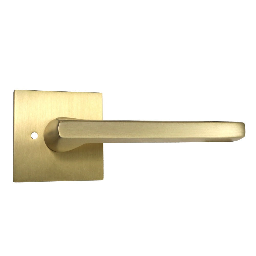 EMTEK Emtek 5210HLOUS4RH.RLS Helios Lever Privacy Set Satin Brass