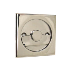 EMTEK Emtek 2135US14 Square Privacy Pocket Door Tubular Lock Polished Nickel