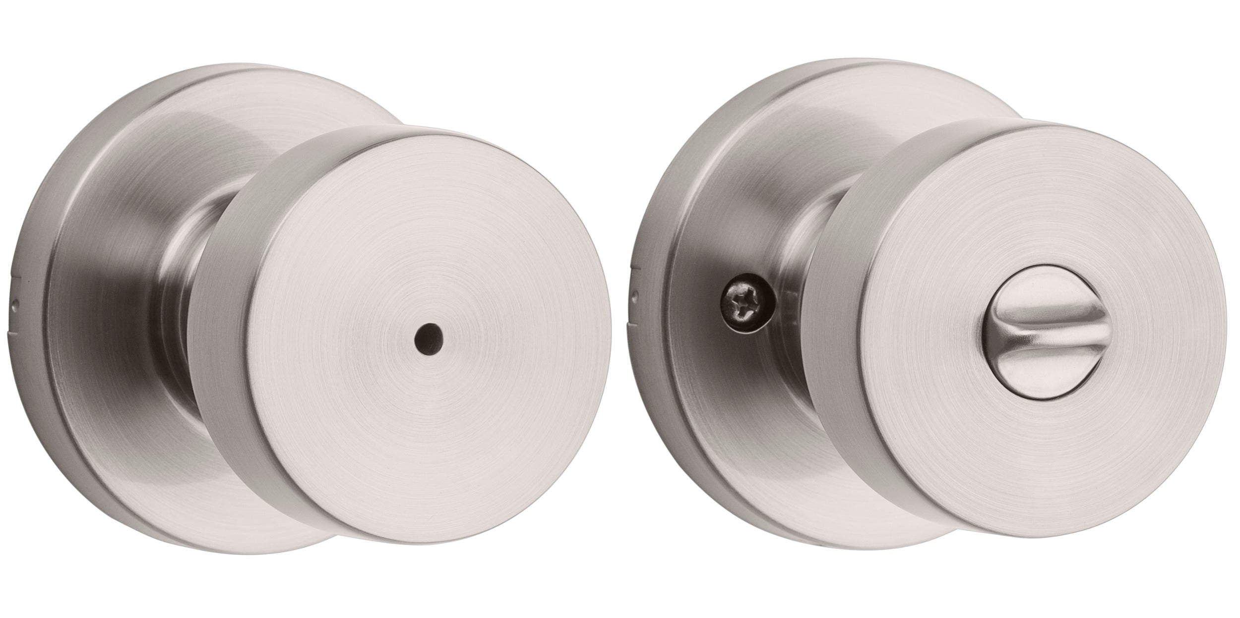 KWIKSET Kwikset 730PSKRDT-15 Pismo Privacy Knob Satin Nickel