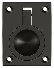 DELTANA Deltana FRP25U10B Flush Ring Pull Oil Rubbed Bronze