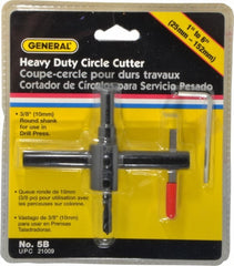 GENERAL FILTERS General 5B Circle Cutter Tool 1 to 6 Inch Cutting Diameter