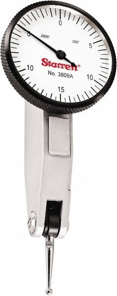 STARRETT Starrett 12333 Dial Test Indicator 0.03 in Horizontal