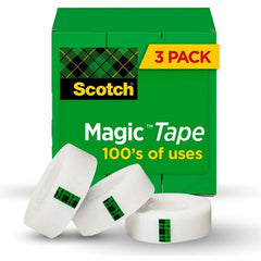 3M 3M MMM810723PK Scotch Magic Tape 1 in x 72 yd (3/Pack) 810-72-3PK