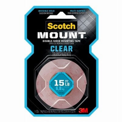 3M 3M 410H-MED Clear Double-sided Mounting Tape 1x125