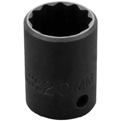 PROTO Proto J7420MT Impact Socket 1/2 in Drive 20mm 12-pt