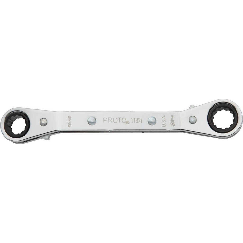 PROTO Proto J1182T Offset Box End Wrench 3/8 X 7/16 in 12 Pt