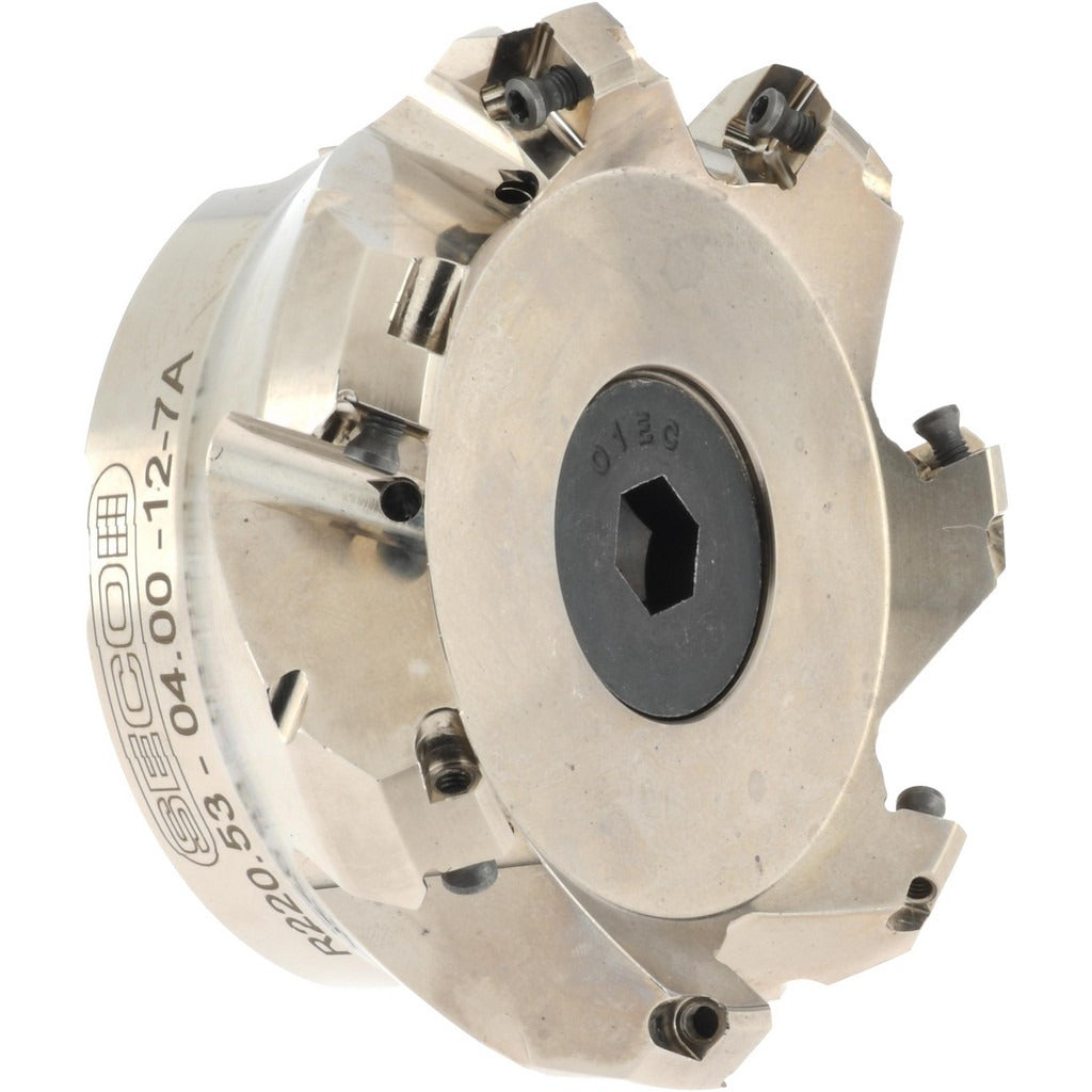 SECO TOOLS Seco 02422146 Indexable Face Mill 3.94 in 7 Insert
