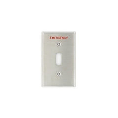 LEVITON Leviton Telcom 84001-E40 Engraved Emergency Wallplate