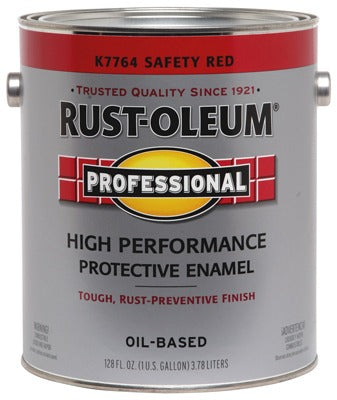 RUST-OLEUM Rust-oleum K7764-402 Safety Red Enamel Paint 1 Gallon