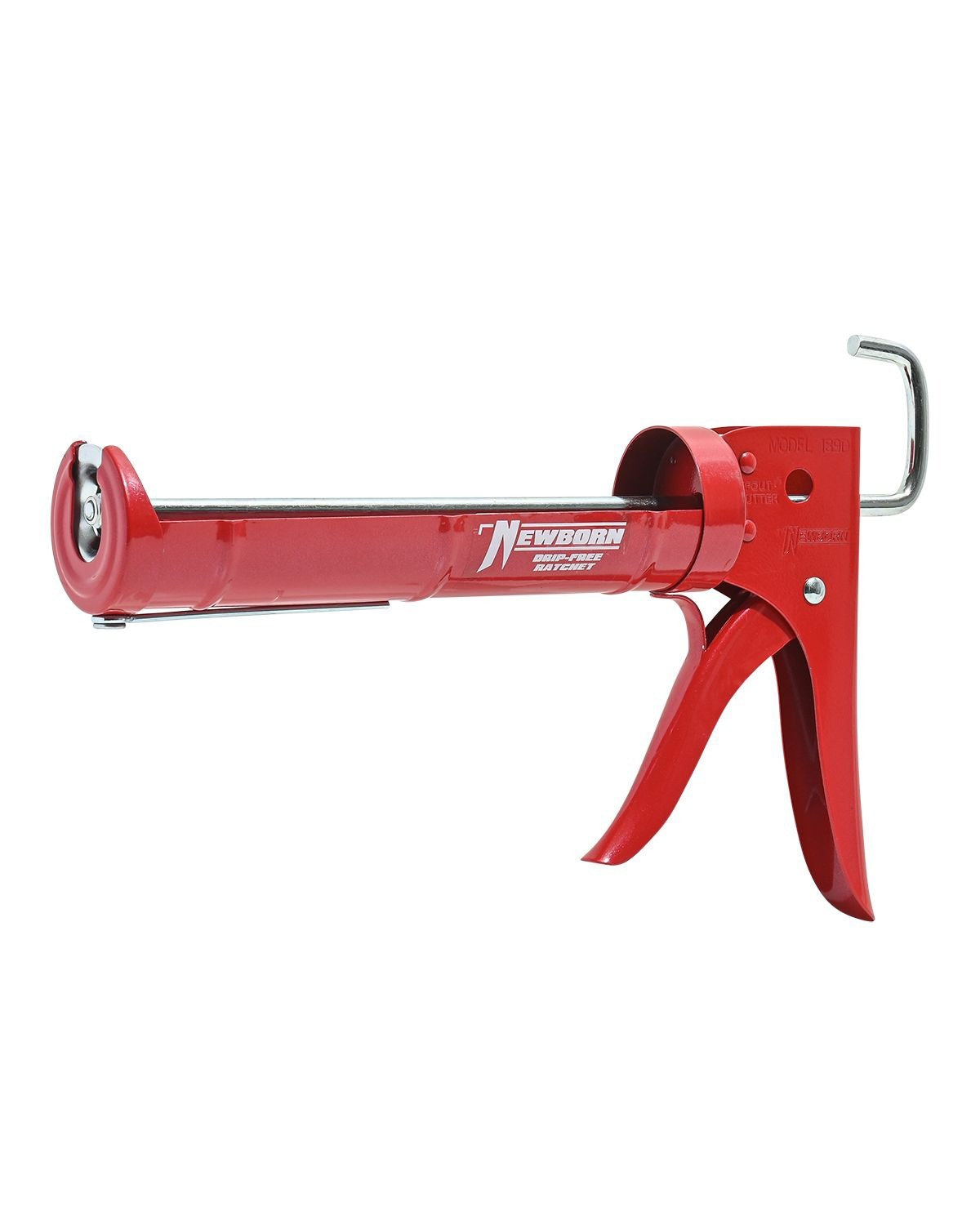 NEWBORN Newborn 189D Drip-Free Super Ratchet Rod Cradle Caulking Gun Manual (1/10 Gallon Cartridge)