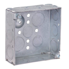 SOUTHWIRE Southwire 52151-S-UPC 4 in. square steel junction box (4 in x 1-1/2 in)