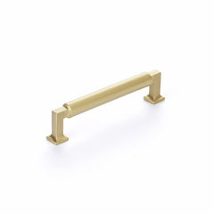 SCHAUB Schaub 475-SB Cabinet Pull 5 in Center Satin Brass