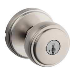 KWIKSET Kwikset 740SOK-15S Sora Entry Knob Smartkey Satin Nickel