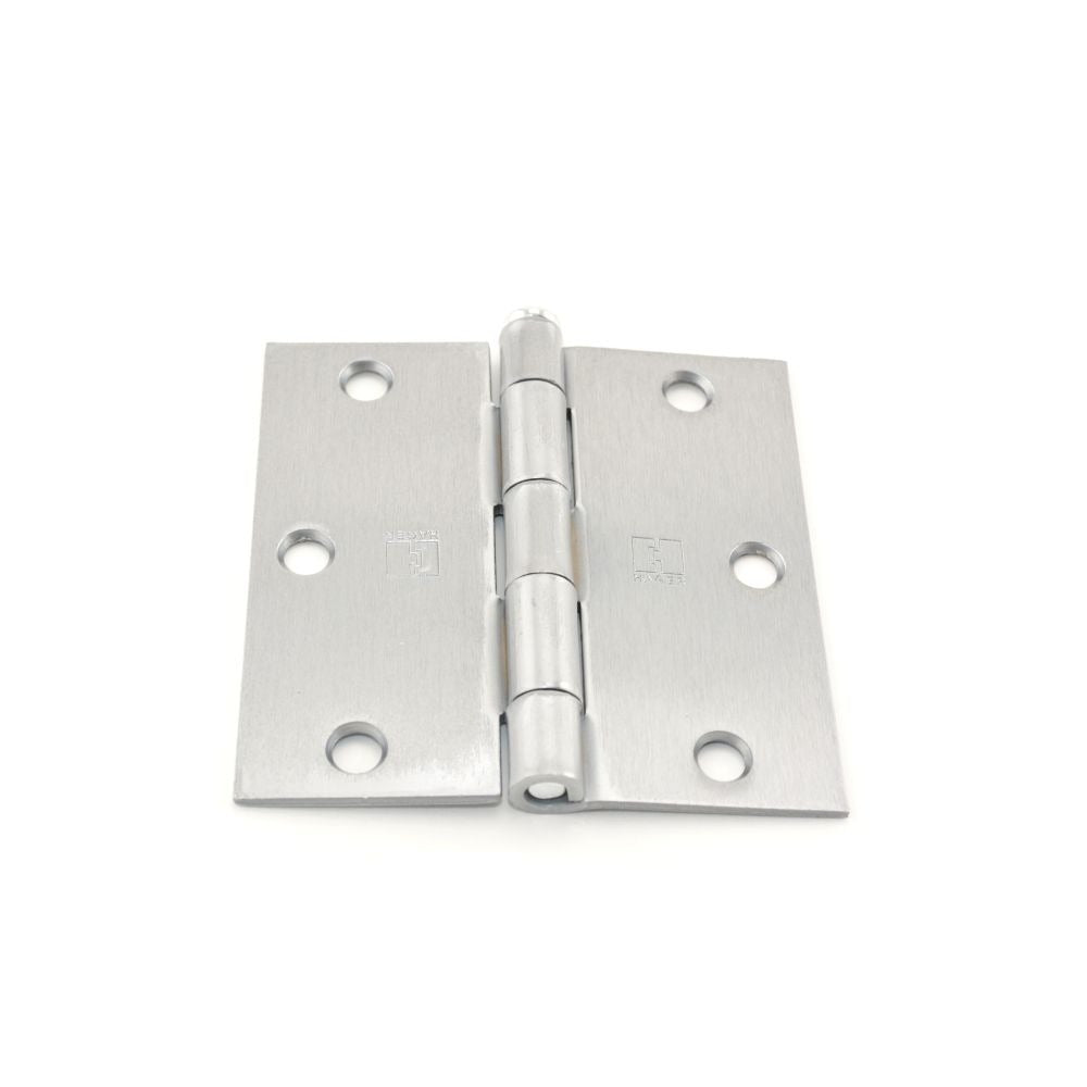 HAGER Hager Hinge 174131226DEA 3.5x3.5 Steel Mortise Hinge Satin Chrome