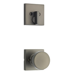 KWIKSET Kwikset 971PSKSQT-18G Pismo Knob Trim Square Rose Gunmetal