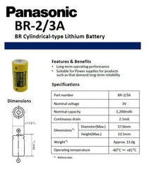 PANASONIC Panasonic BR2/3A BR-2/3A 3 V (2/3A)