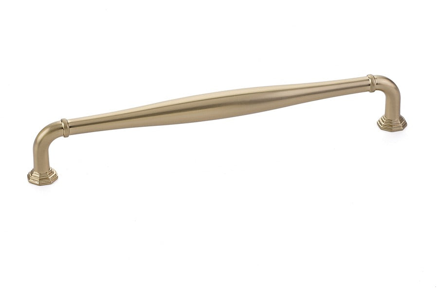 EMTEK Emtek 86474US4 Blythe Cabinet Pull 8in Cc Satin Brass