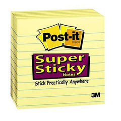 3M 3M MMM6756SSCY Post-it Notes Lined (4 x 4 6 Pack)