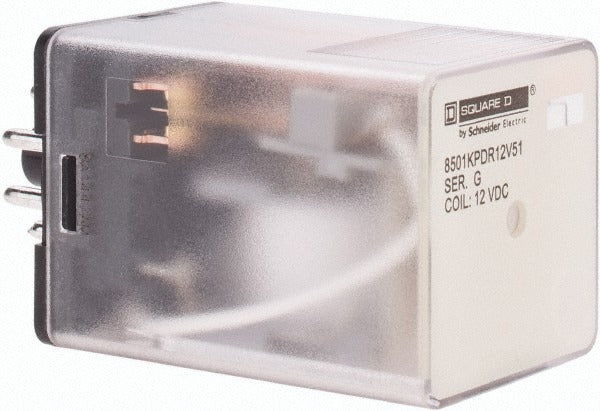 SCHNEIDER ELECTRIC Square D 8501KPDR12V51 Octal Relay Dpdt 12 Vdc 10A