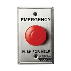 ALARM CONTROLS Alarm Controls PBM-5-1 Momentary Push Button Stainless
