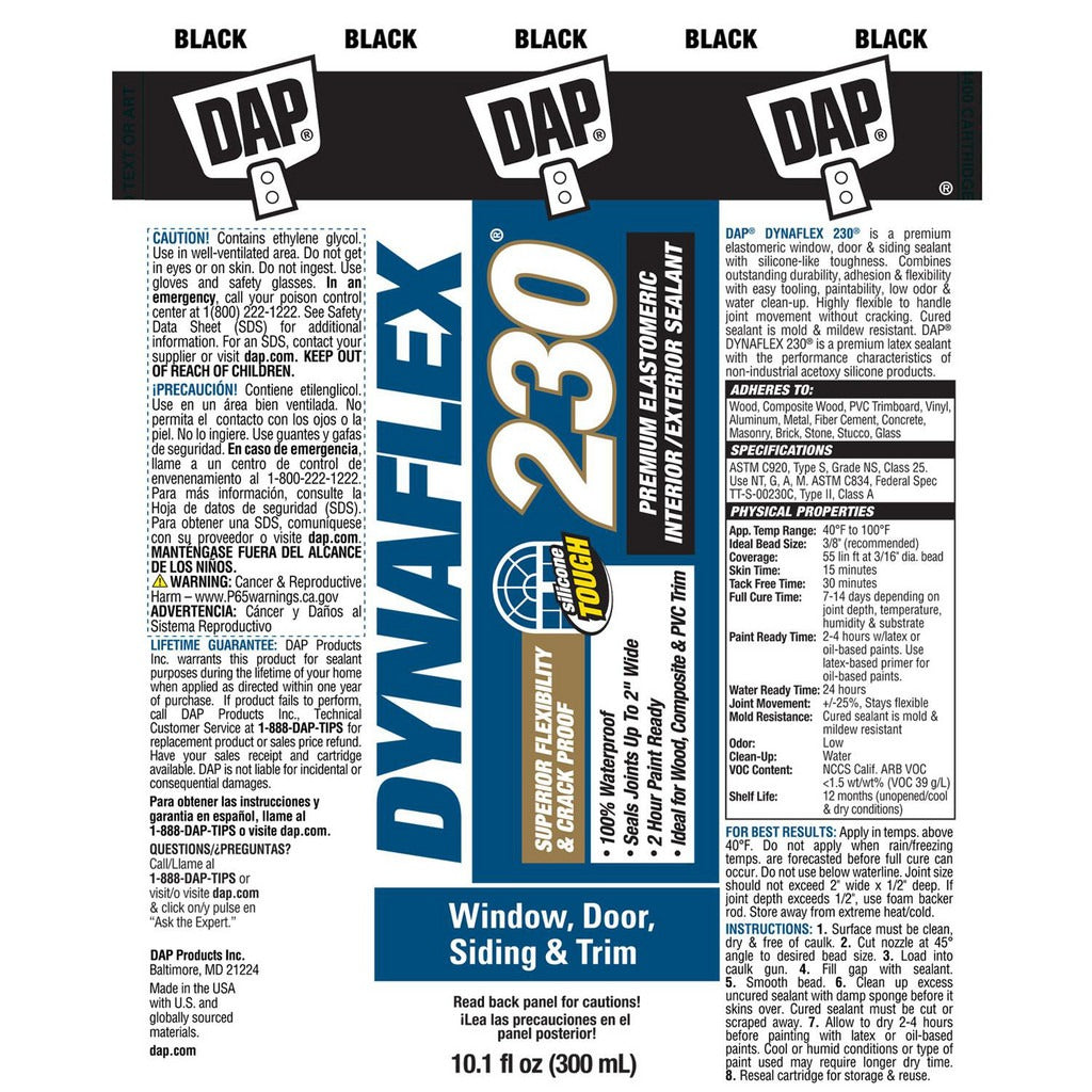 DAP Dap 7079818280 Dynaflex 230 10.1 oz (1 Pack)