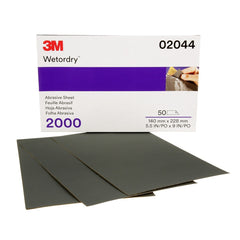 3M 3M 7000028328 Wetordry Abrasive Sheet 2000 Grit (5.5 x 9 in / 50 Sheets) 3MA051131-02044