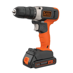 BLACK & DECKER Black and Decker BCD702C1 20V Max Cordless Drill/Driver Kit 20V Max (3/8 in)