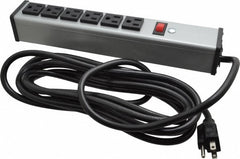 WIREMOLD Wiremold UL207BD Power Outlet Strip 6 Outlets 15 Amp 120V
