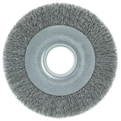 WEILER Weiler 06090 Wheel Brush 8 in Crimped Carbon Steel 4500 Rpm