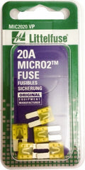 LITTELFUSE Littelfuse 0327020 Automotive Fuse 20 Amp 32 Vdc MICRO2
