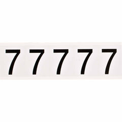 BRADY Brady 9714-7 Number Label 2.25 H x 1.81 W (Card of 5)