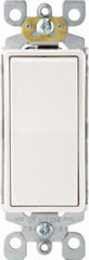 LEVITON Leviton RA2-05601-2AW Antimicrobial Rocker Switch 15A