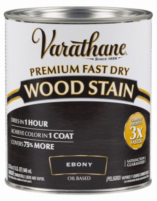 RUST-OLEUM Rust-oleum 269395 Varathane Fast Dry Wood Stain Ebony Qt