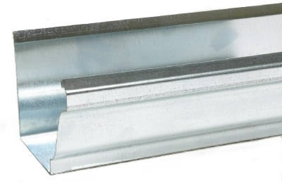 AMERIMAX Amerimax Home Products 2800700120 K-style Galvanized Steel Gutter