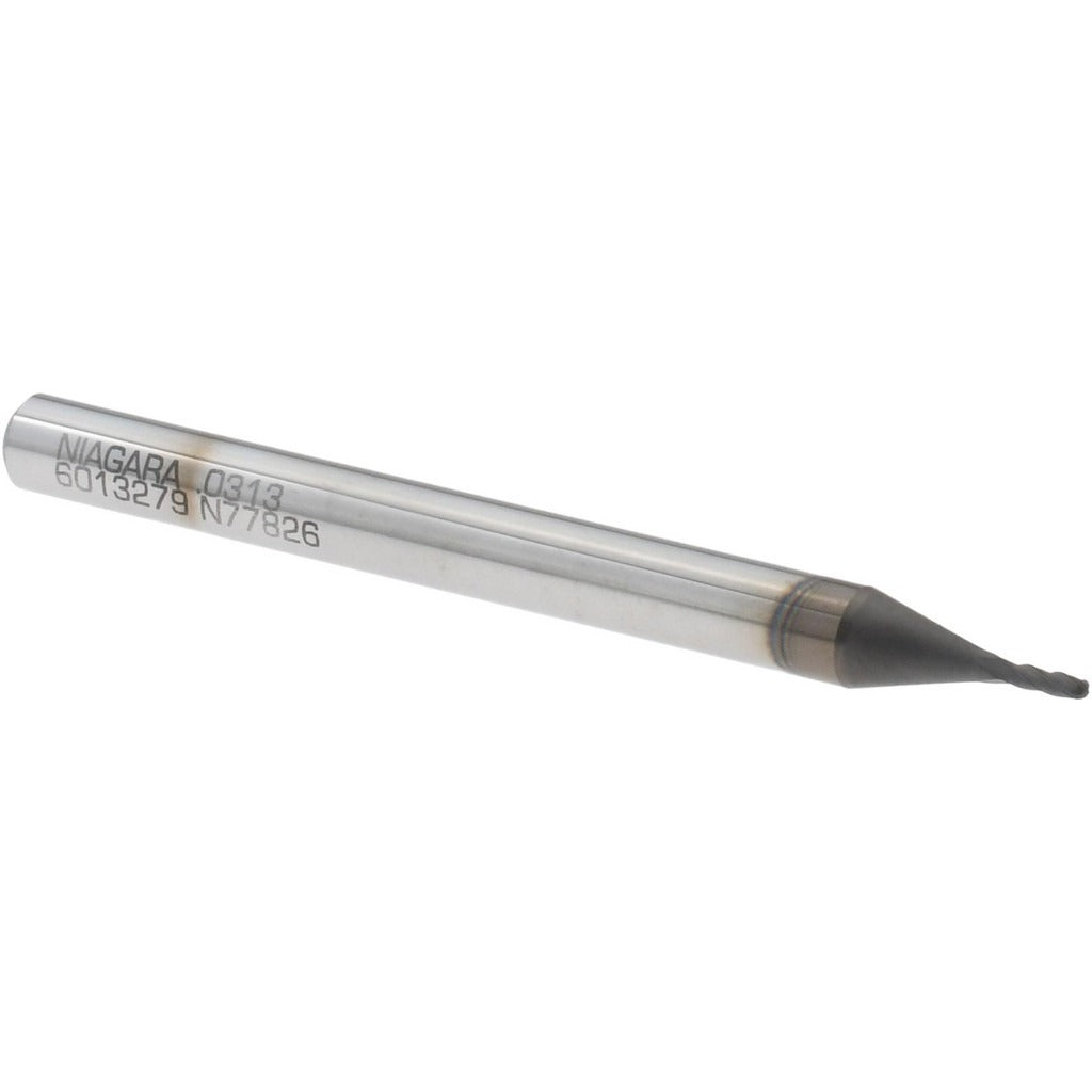 SECO TOOLS Seco 17004996 Ball End Mill 1/32 in 4 Flute Carbide DIAB430