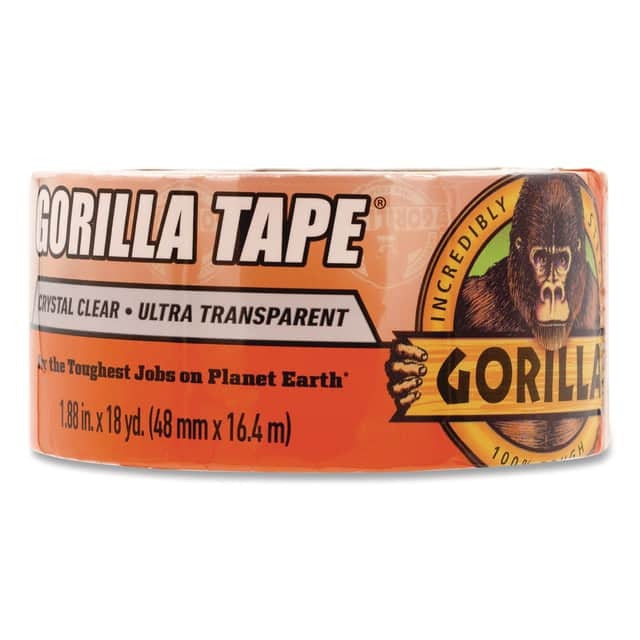 GORILLA Gorilla GOR6060002 Crystal Clear Tape (1.88 inches x 18 yds)