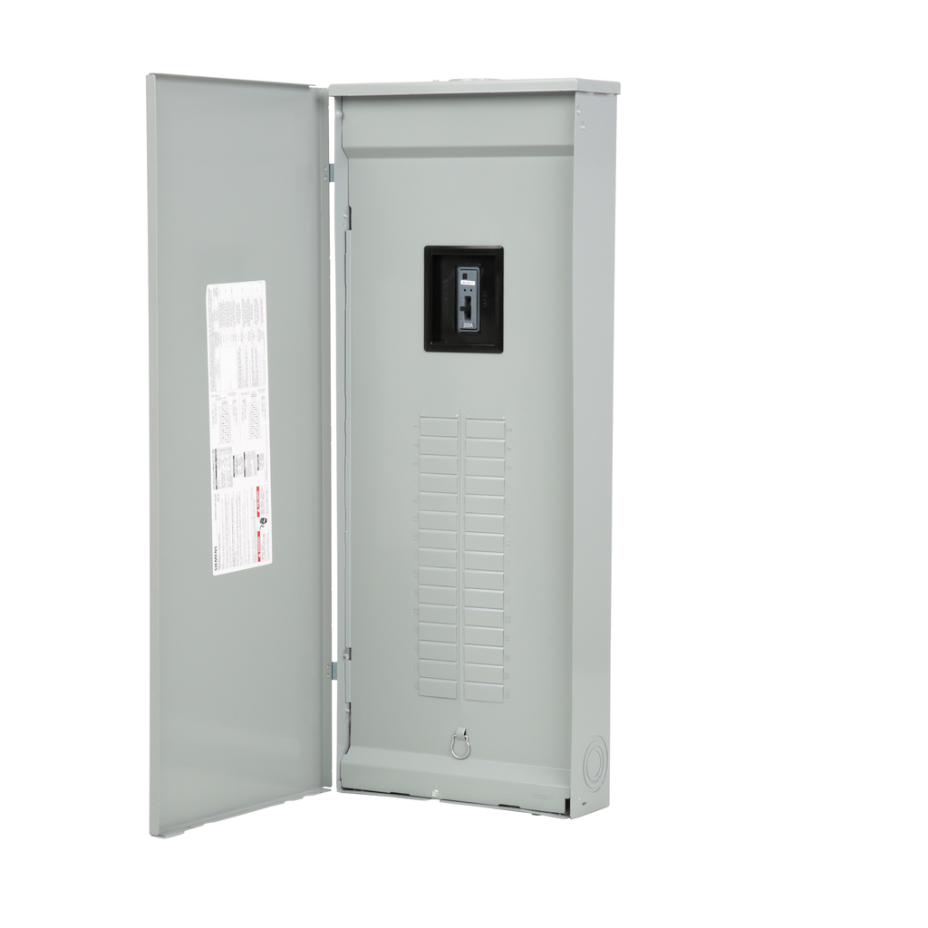 SIEMENS Siemens PW3054B3200CU 120/208/240 VAC 200 Amp 3-Phase 3/4-Wire NEMA 3R Main Breaker/Convertible Load Center