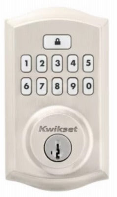 KWIKSET Kwikset 909 15 Smt Cp Smartcode Deadbolt Satin Nickel